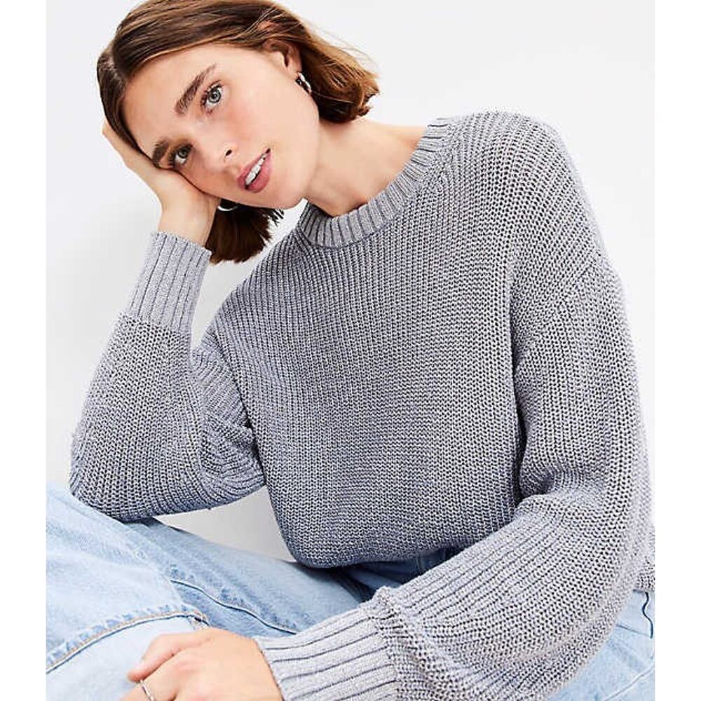 Loft Women's Sweater Shimmer Medium